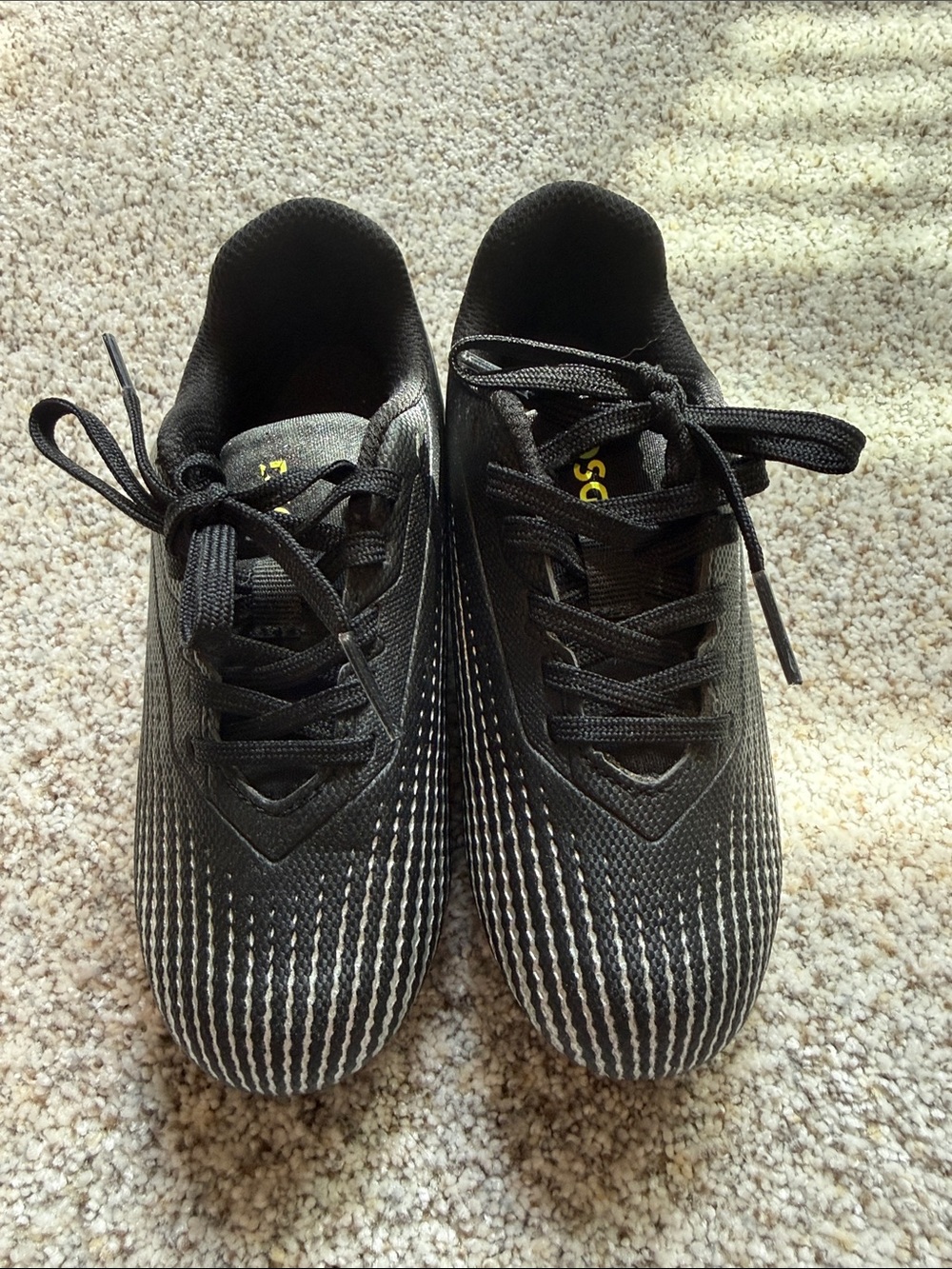 DSG - Black & Silver Soccer Cleats - Size 11K